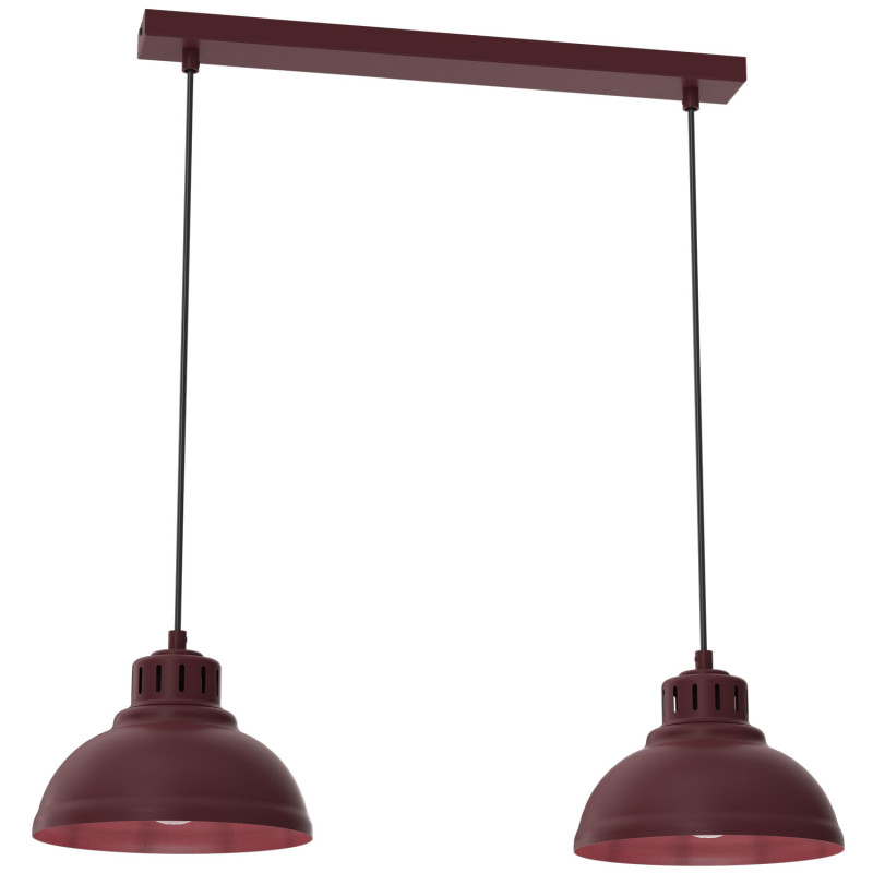 żyrandol  burgundy 2xE27 08883