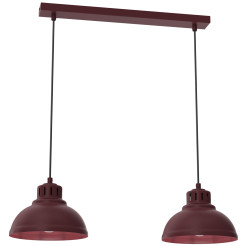 żyrandol  burgundy 2xE27 08883