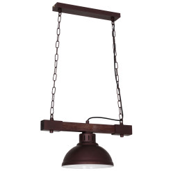 żyrandol  dark wood 1xE27 09052