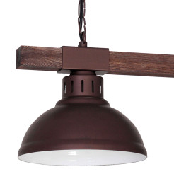 żyrandol  dark wood 2xE27 09053