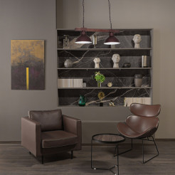 żyrandol  dark wood 2xE27 09053