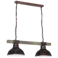 żyrandol  natural wood 2xE27 09057