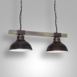 żyrandol  natural wood 2xE27 09057