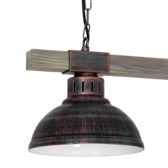 żyrandol  natural wood 2xE27 09057