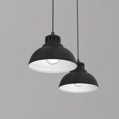 żyrandol  black 2xE27 09082