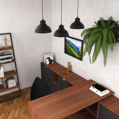 żyrandol  black 3xE27 09083