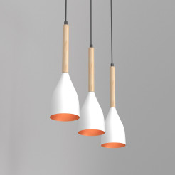 żyrandol  white/gold 3xE27 09108