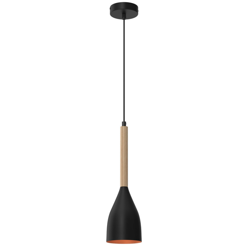 żyrandol  black/gold 1xE27 09112
