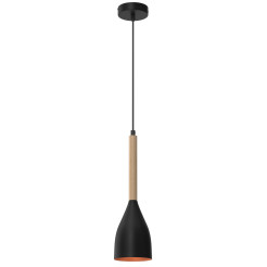 żyrandol  black/gold 1xE27 09112