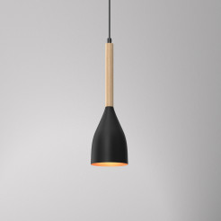 żyrandol  black/gold 1xE27 09112