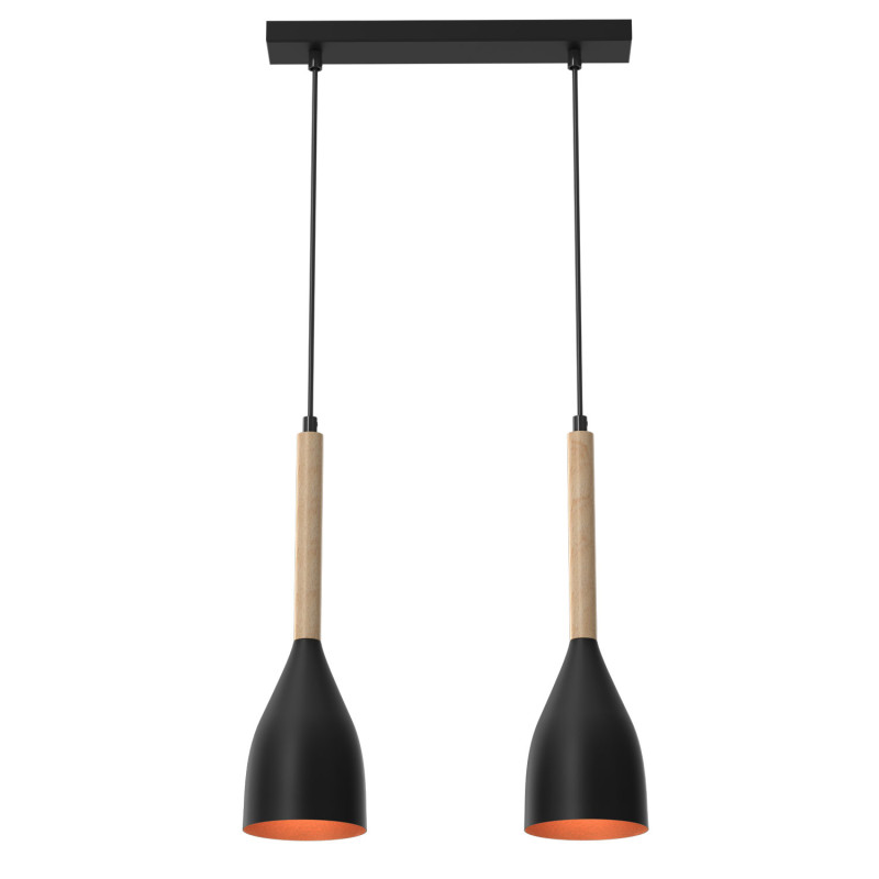 żyrandol  black/gold 2xE27 09113