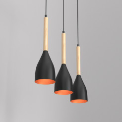 żyrandol  black/gold 3xE27 09114
