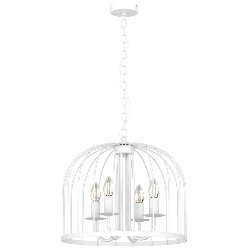 żyrandol  white 4xE14 09163