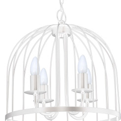 żyrandol  white 4xE14 09163