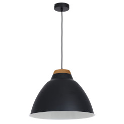 żyrandol  black 1xE27 09190