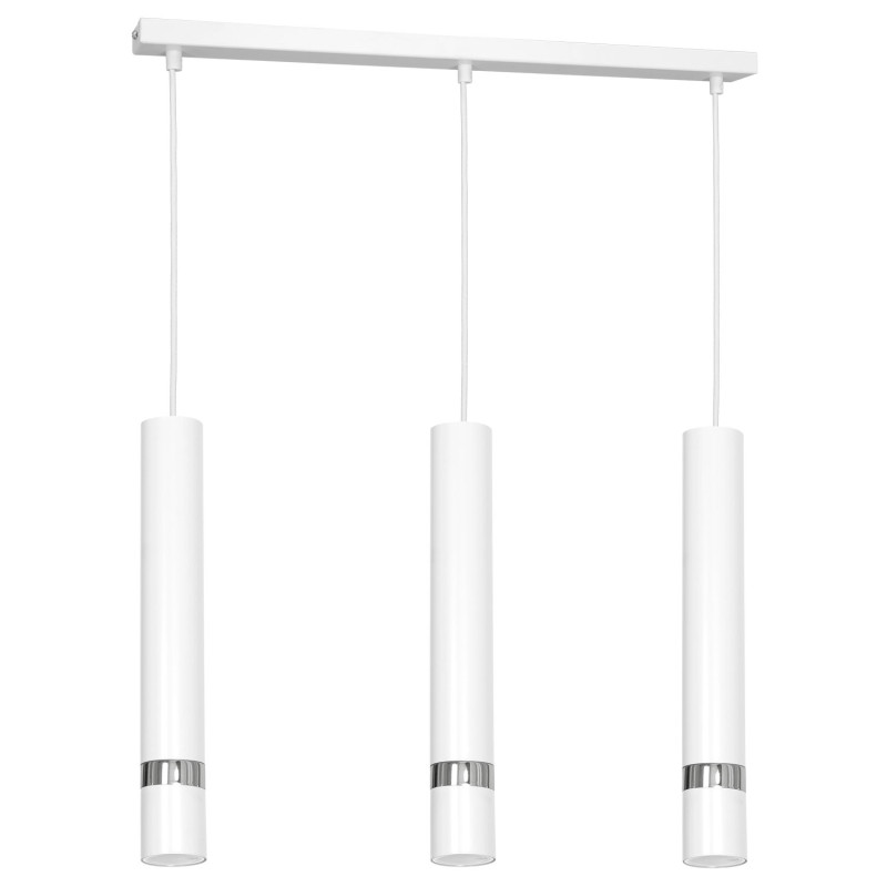 żyrandol  white/chrome 3xGU10 09490