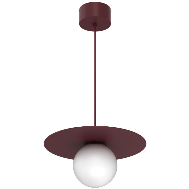 żyrandol  burgundy 1xE27 09559