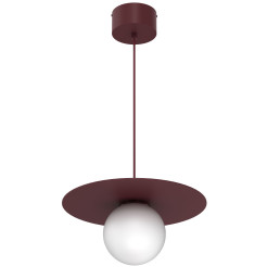 żyrandol  burgundy 1xE27 09559