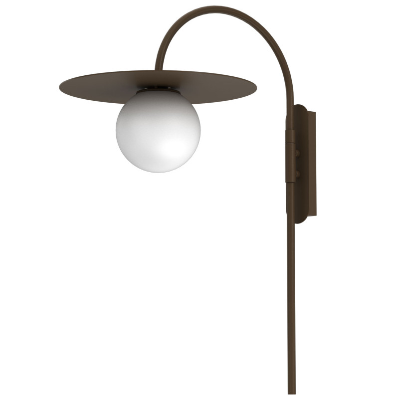 kinkiet  brown 1xE27 09562