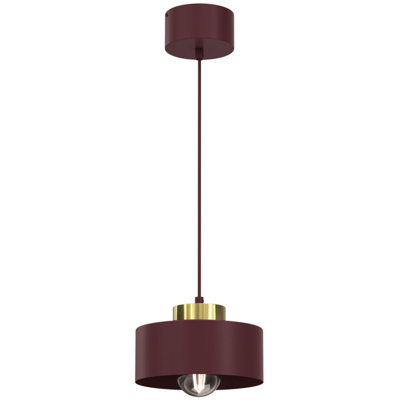 żyrandol  burgundy/gold 1xE27 09701