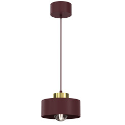 żyrandol  burgundy/gold 1xE27 09701