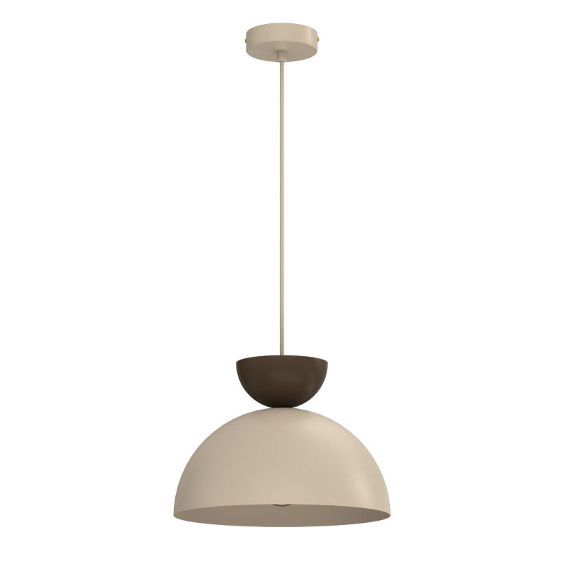 żyrandol dia 290  beige/brown 1xE27 09706