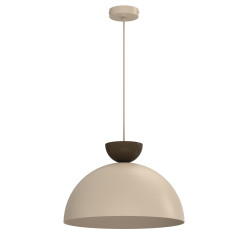 żyrandol dia 380  beige/brown 1xE27 09707
