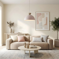 żyrandol dia 500  cashmere/beige 1xE27 09711