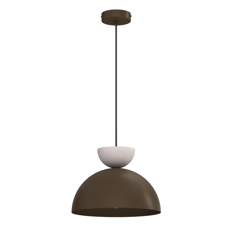żyrandol dia 290  brown/beige 1xE27 09712