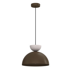 żyrandol dia 290  brown/beige 1xE27 09712