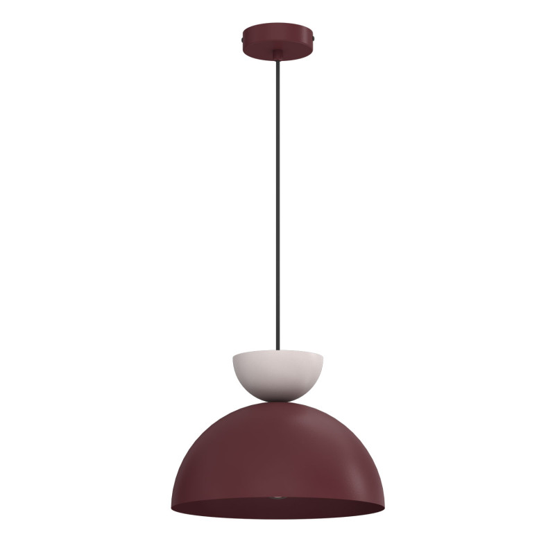 żyrandol dia 290  burgundy/cashmere 1xE27 09715