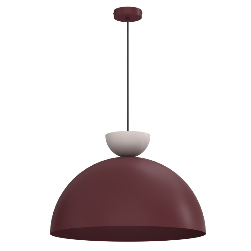 żyrandol dia 500  burgundy/cashmere 1xE27 09717