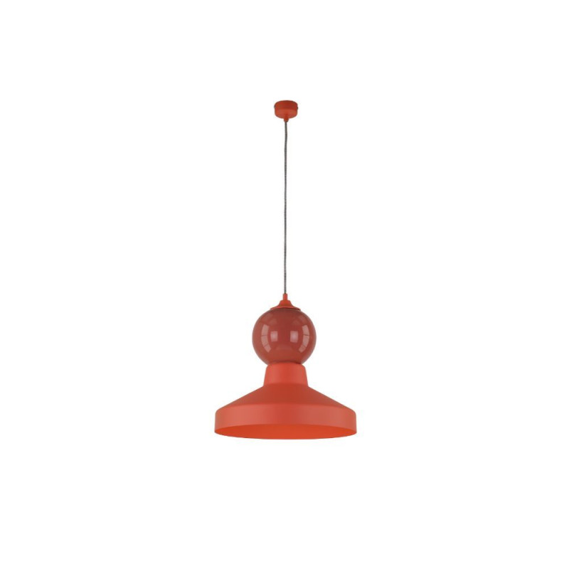 TIGALI 3 - lampa zwieszana ceramiczna - czerwona terakota - SKU 5243