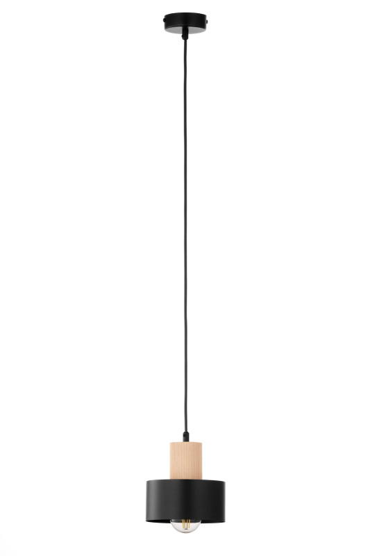1 s czarny/drewno naturalne 41863