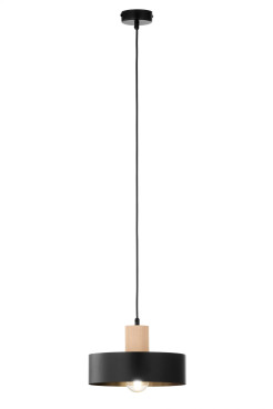 1 M czarny/drewno naturalne 41864
