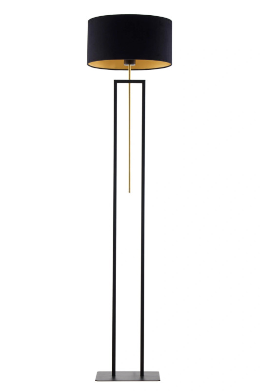 lampa podłogowa czarny/złoty 41838