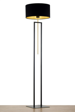 lampa podłogowa czarny/złoty 41838