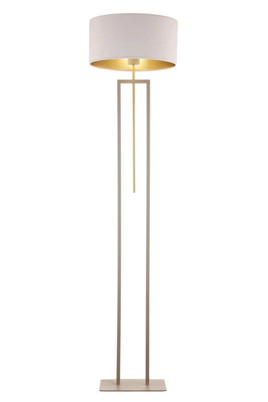 lampa podłogowa beżowy/złoty 41841