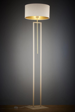 lampa podłogowa beżowy/złoty 41841