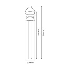 Lampa Solarna Sopel RGB IP44 EKO2326