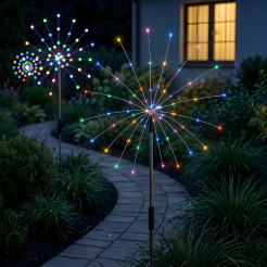 Lampka Solarna Dragon Zestaw RGB IP44 EKO2492