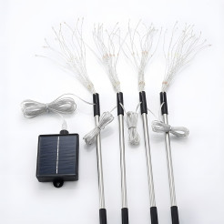 Lampka Solarna Dragon Zestaw RGB IP44 EKO2492