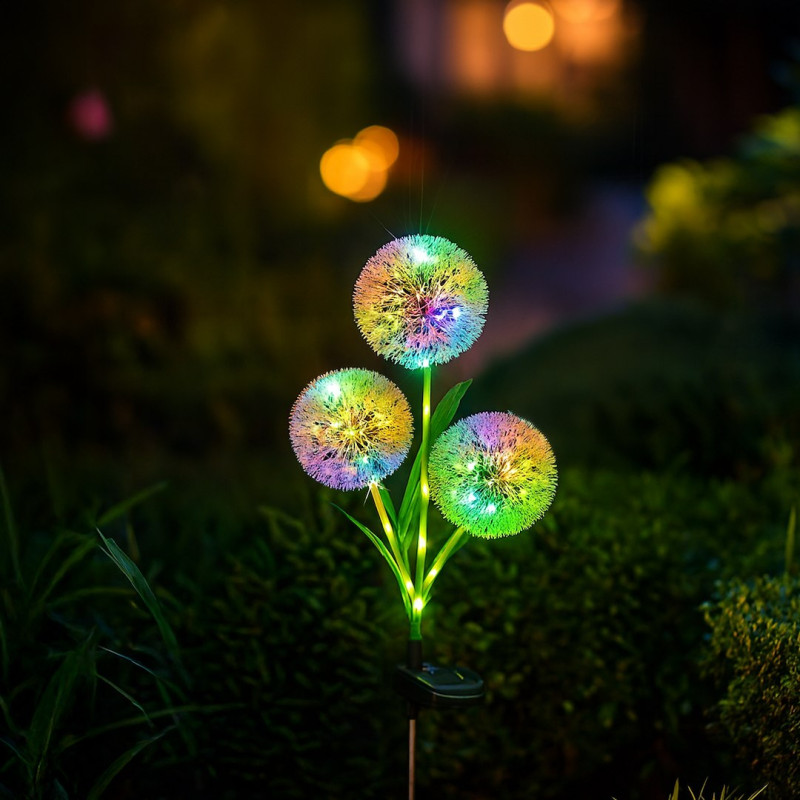 Lampka Solarna Garlic Color RGB IP44 EKO2493