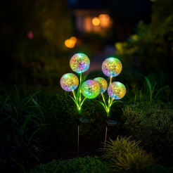 Lampka Solarna Garlic Color RGB IP44 EKO2493