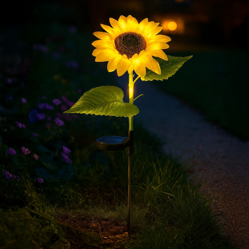 Lampka Solarna Sunflower 3000K IP44 EKO2494