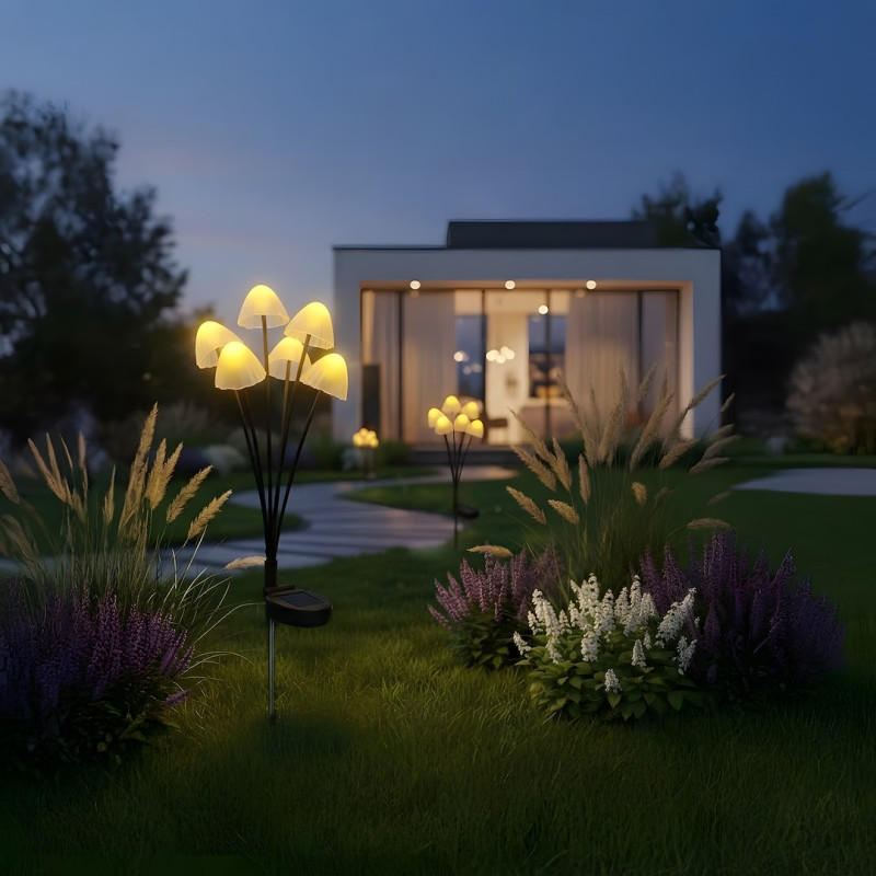 Lampka Solarna Mushrooms 3000K IP44 EKO2495