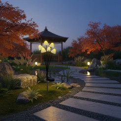 Lampka Solarna Mushrooms 3000K IP44 EKO2495