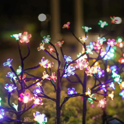 Lampka Solarna Tree 84cm RGB+3000K IP44 EKO2497