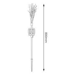 Lampka Solarna Fiber 3000K IP44 EKO2498