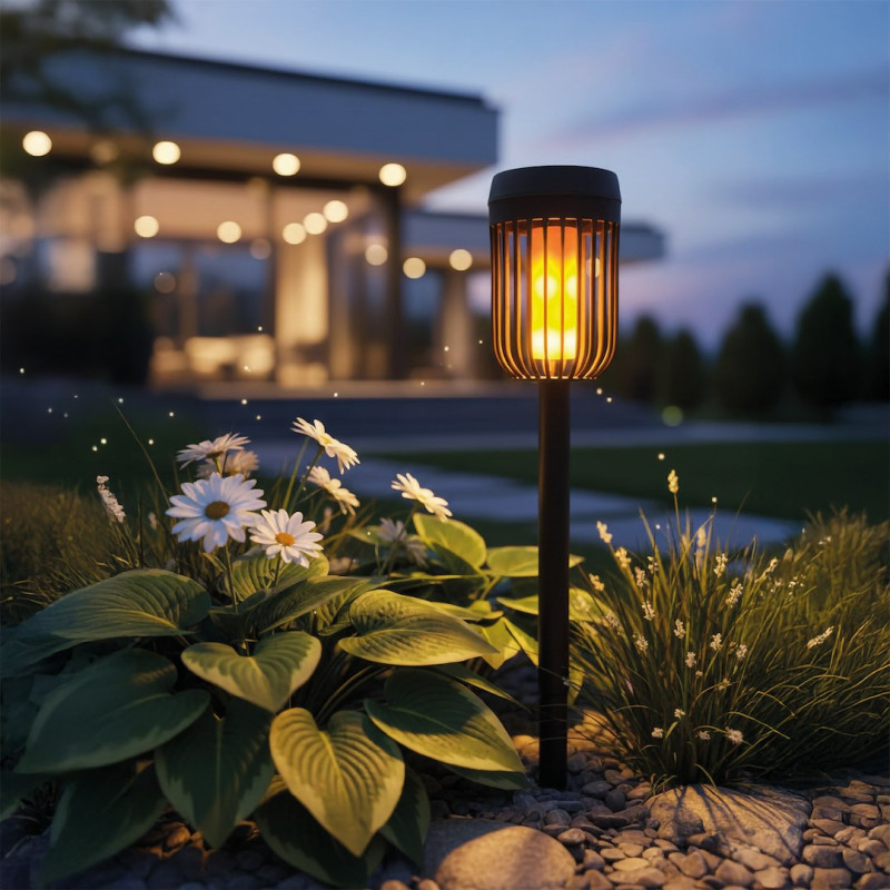 Lampka Solarna Flame 1800K IP44 EKO2501